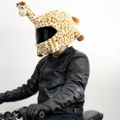 Motorcycle Helmet Cover - Giraffe^Moto Loot Outlet