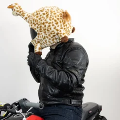 Motorcycle Helmet Cover - Giraffe^Moto Loot Outlet