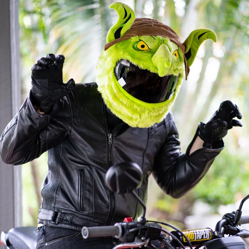 Motorcycle Helmet Cover - Goblin^Moto Loot New
