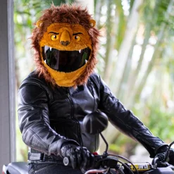 Motorcycle Helmet Cover - Lion^Moto Loot Discount