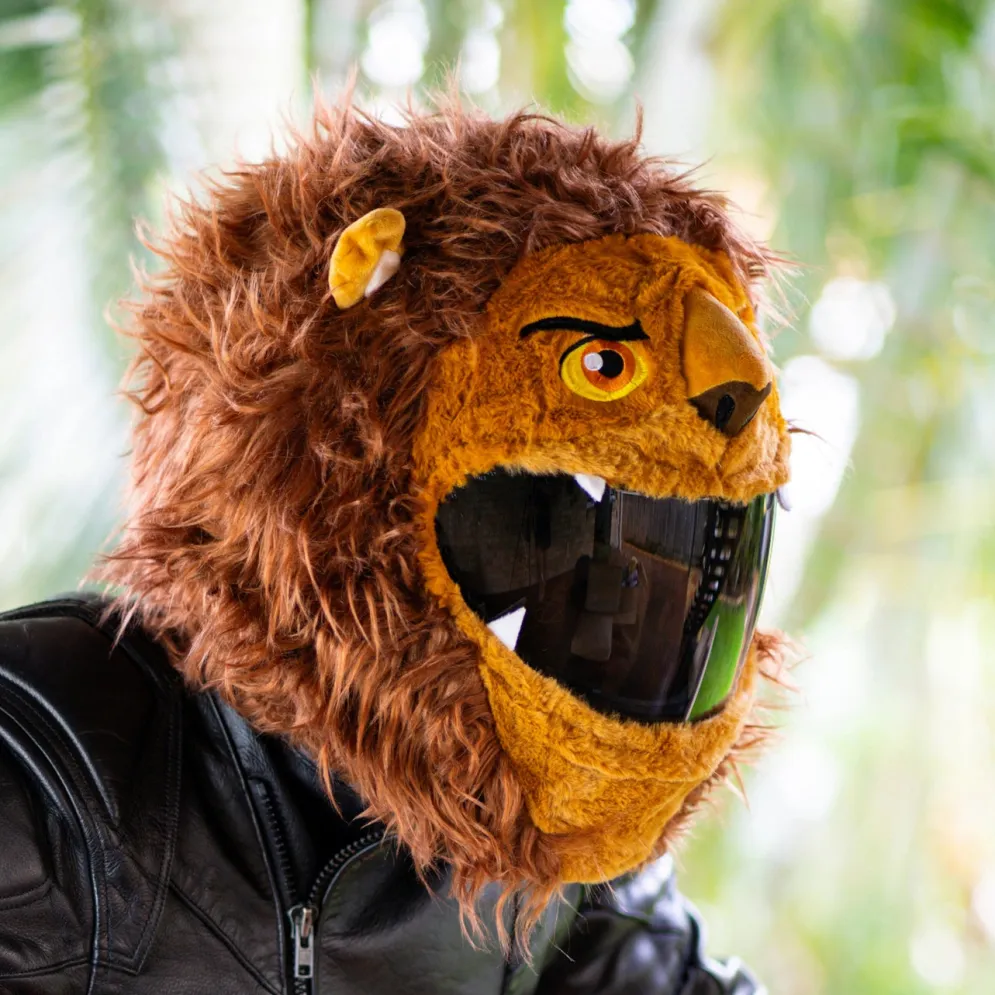Motorcycle Helmet Cover - Lion^Moto Loot Discount