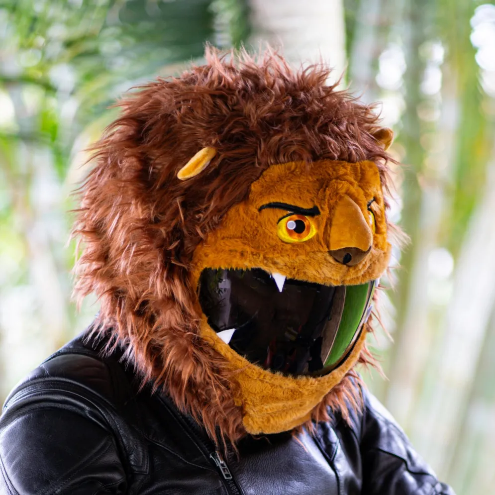 Motorcycle Helmet Cover - Lion^Moto Loot Discount