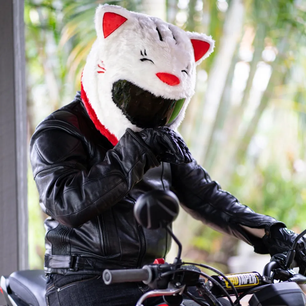 Motorcycle Helmet Cover - Lucky Cat^Moto Loot Best
