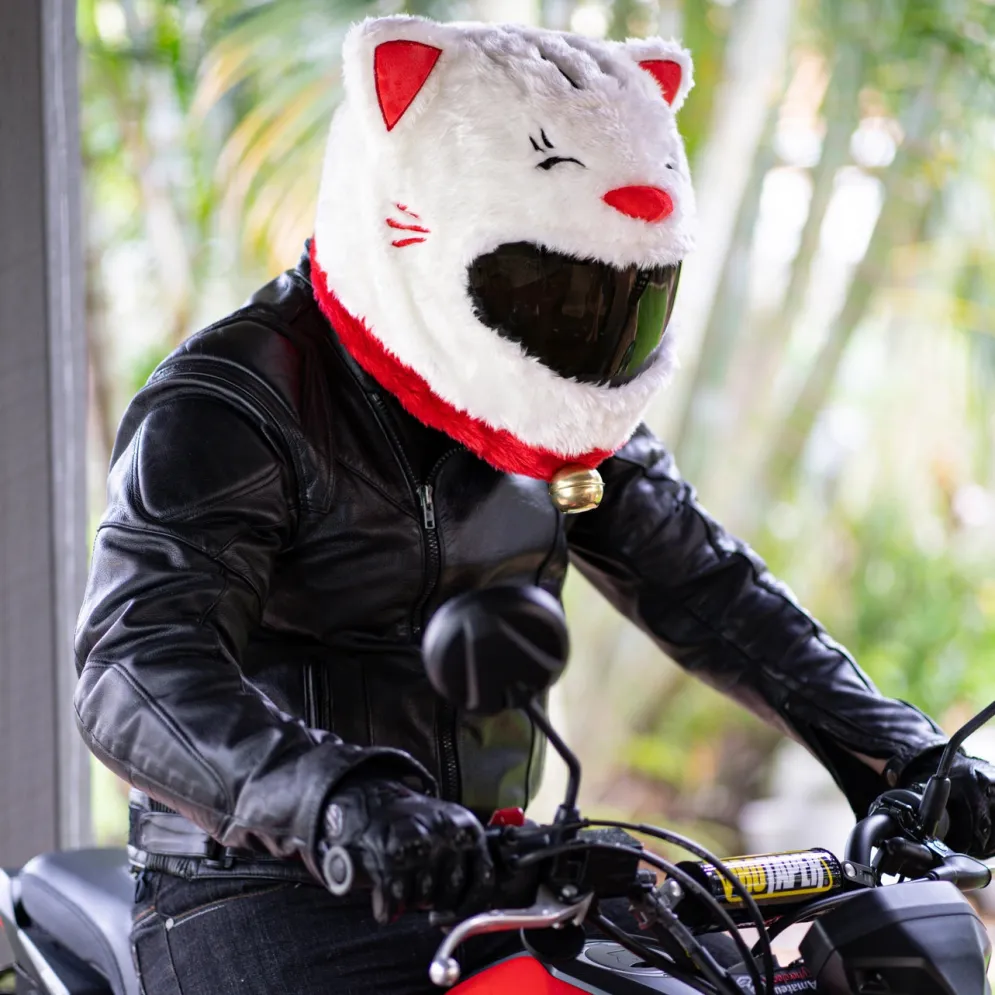 Motorcycle Helmet Cover - Lucky Cat^Moto Loot Best