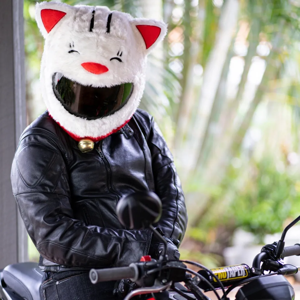 Motorcycle Helmet Cover - Lucky Cat^Moto Loot Best