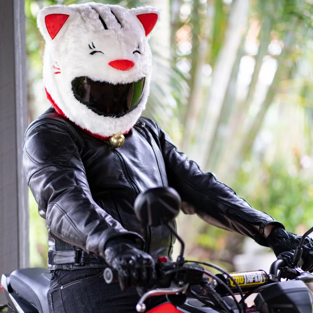 Motorcycle Helmet Cover - Lucky Cat^Moto Loot Best