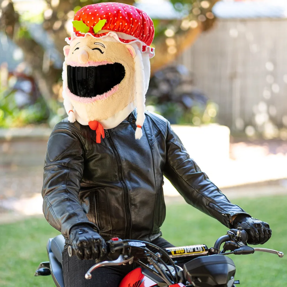 Motorcycle Helmet Cover - Mrs Claus^Moto Loot Discount