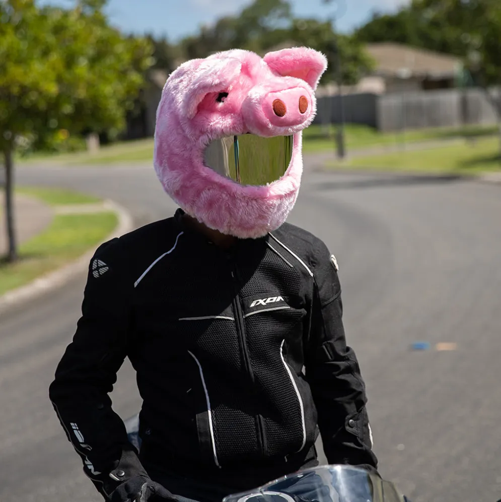 Motorcycle Helmet Cover - Pig^Moto Loot Best