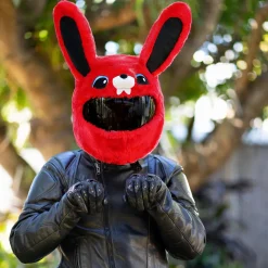 Motorcycle Helmet Cover - Red Bunny^Moto Loot Sale