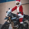 Motorcycle Helmet Cover - Santa^Moto Loot Outlet