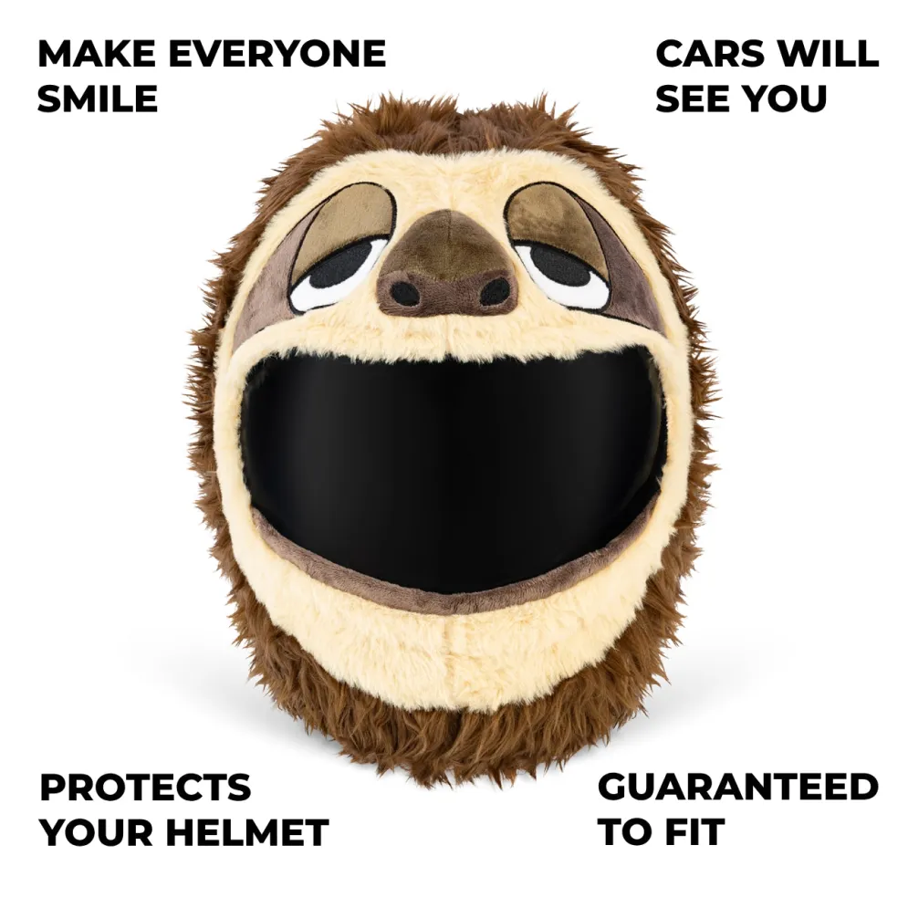 Motorcycle Helmet Cover - Sloth^Moto Loot Outlet
