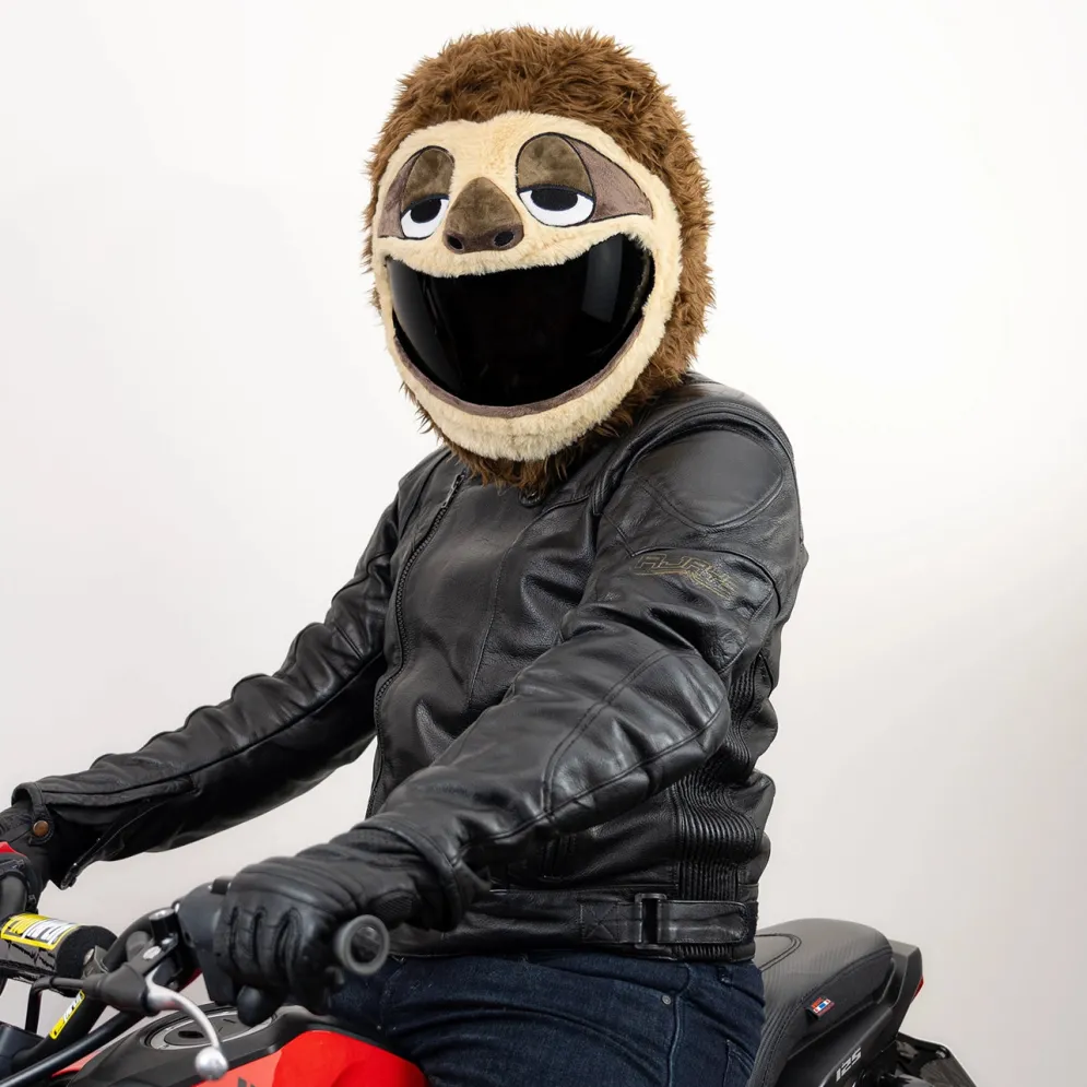 Motorcycle Helmet Cover - Sloth^Moto Loot Outlet