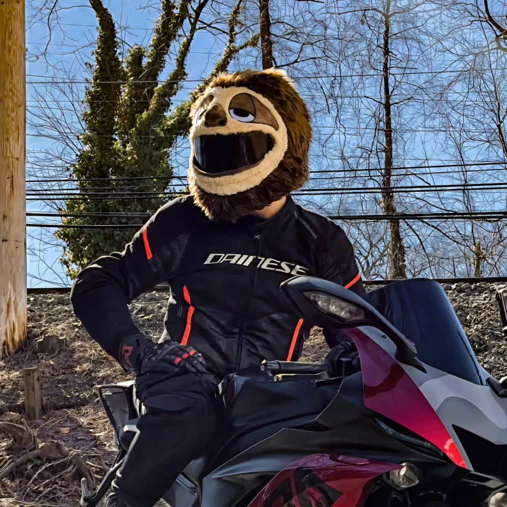 Motorcycle Helmet Cover - Sloth^Moto Loot Outlet