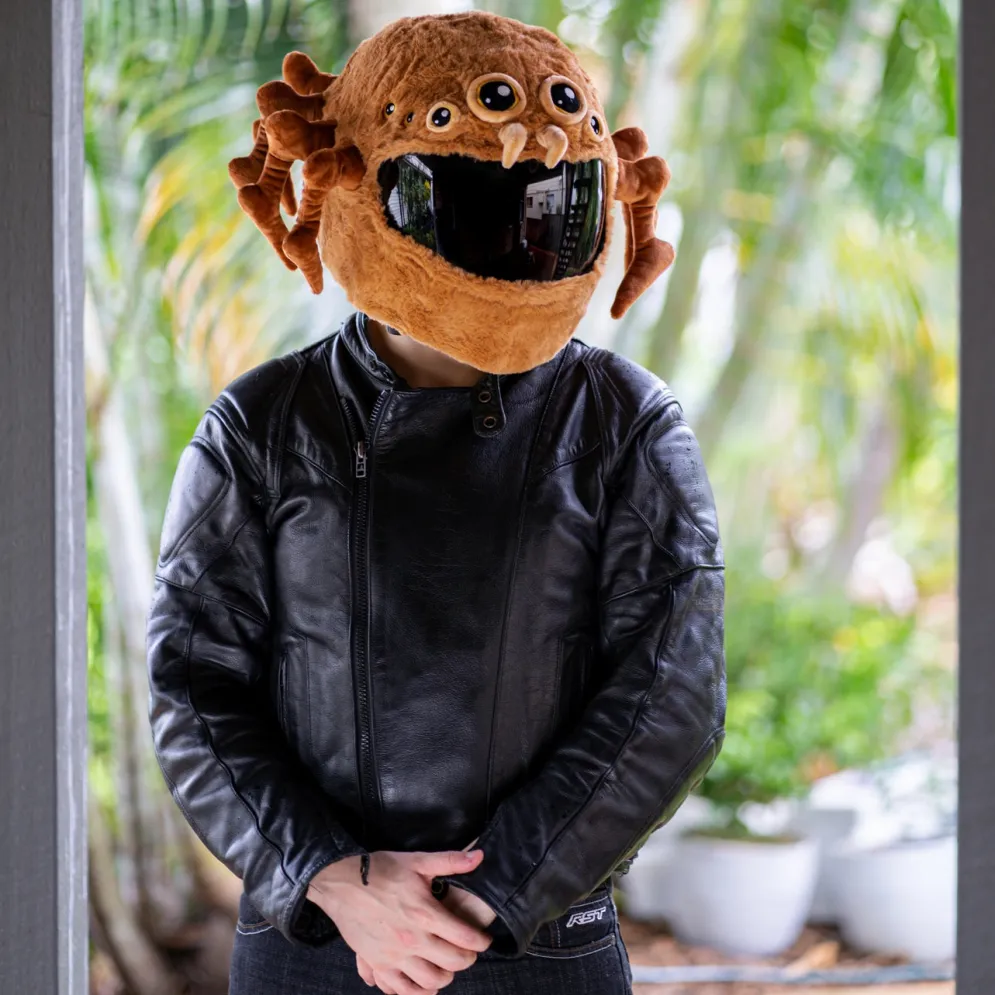Motorcycle Helmet Cover - Spider^Moto Loot