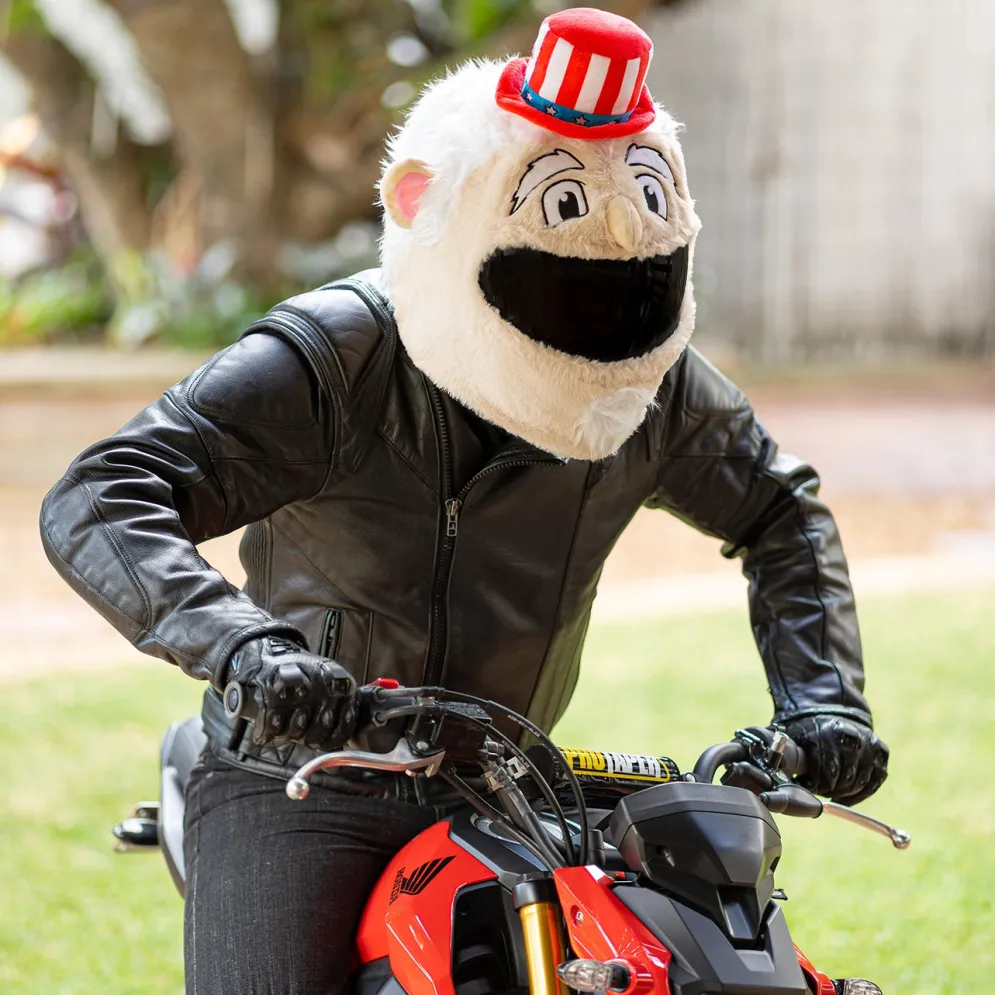 Motorcycle Helmet Cover - Uncle Sam^Moto Loot