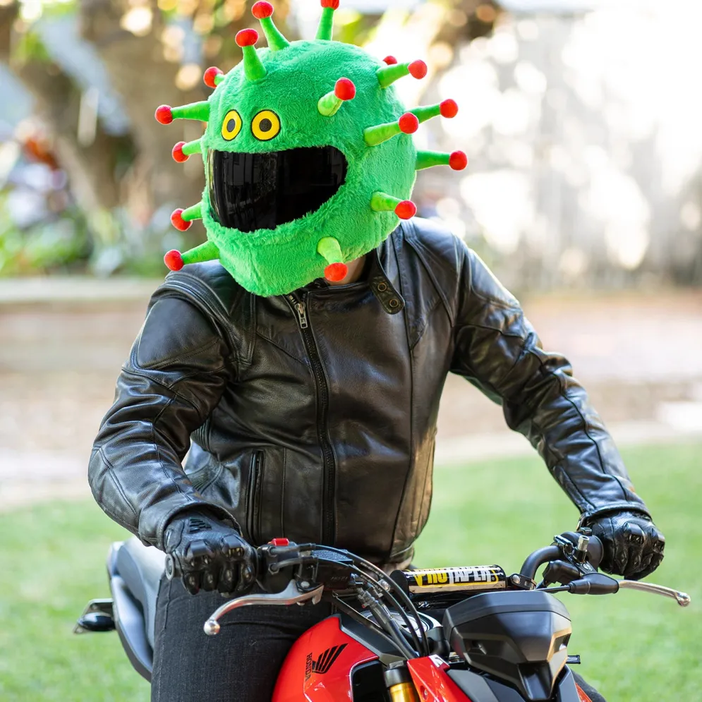 Motorcycle Helmet Cover - Virus^Moto Loot Discount