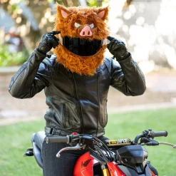 Motorcycle Helmet Cover - Wild Boar^Moto Loot