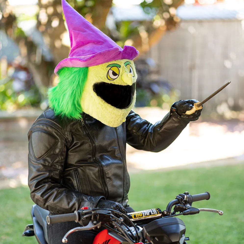 Motorcycle Helmet Cover - Witch^Moto Loot New