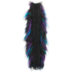Motorcycle Helmet Mohawk - Blue, Black And Purple^Moto Loot Sale
