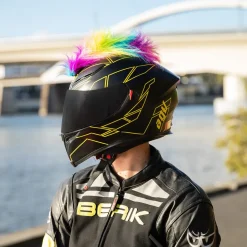 Motorcycle Helmet Mohawk - Rainbow^Moto Loot Discount