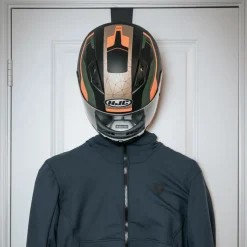 Motorcycle Helmet Rack (Over Door) by - Black^Moto Loot Discount