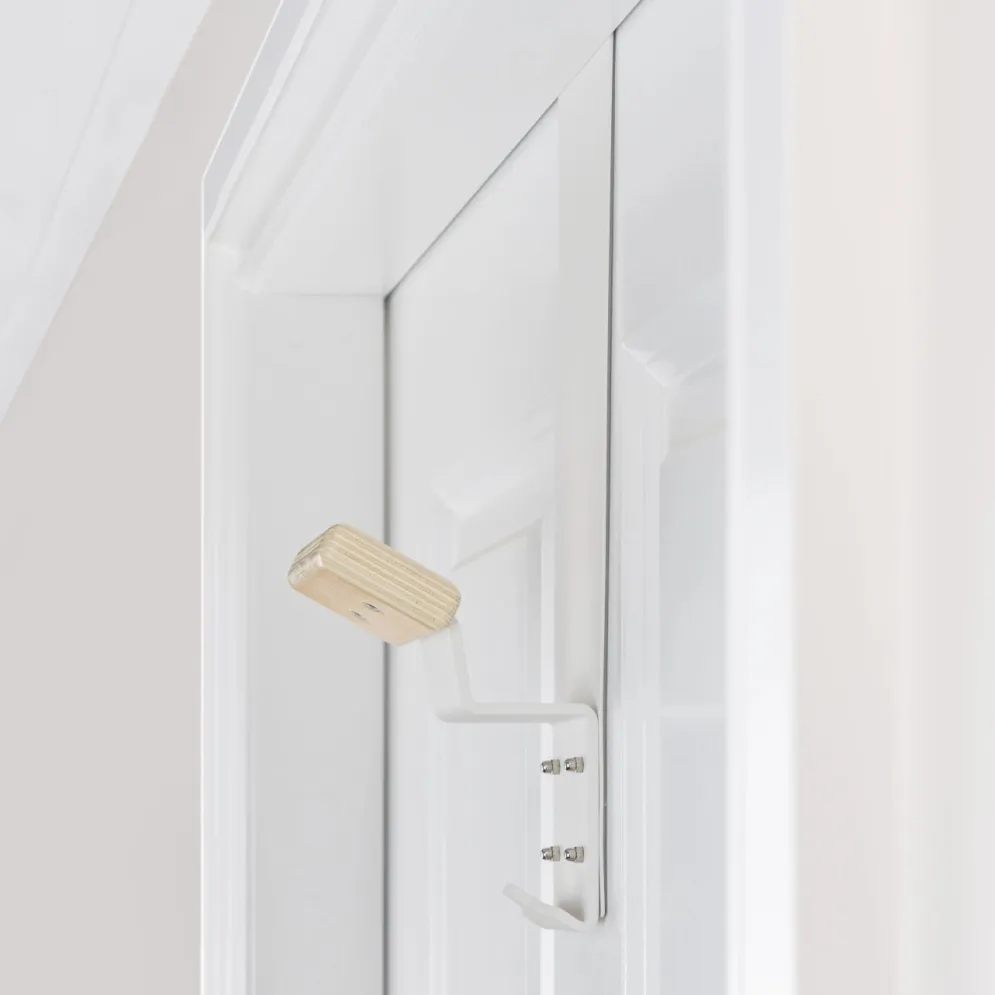 Motorcycle Helmet Rack (Over Door) by - White^Moto Loot Discount