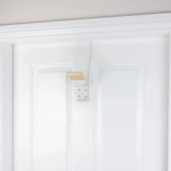 Motorcycle Helmet Rack (Over Door) by - White^Moto Loot Discount