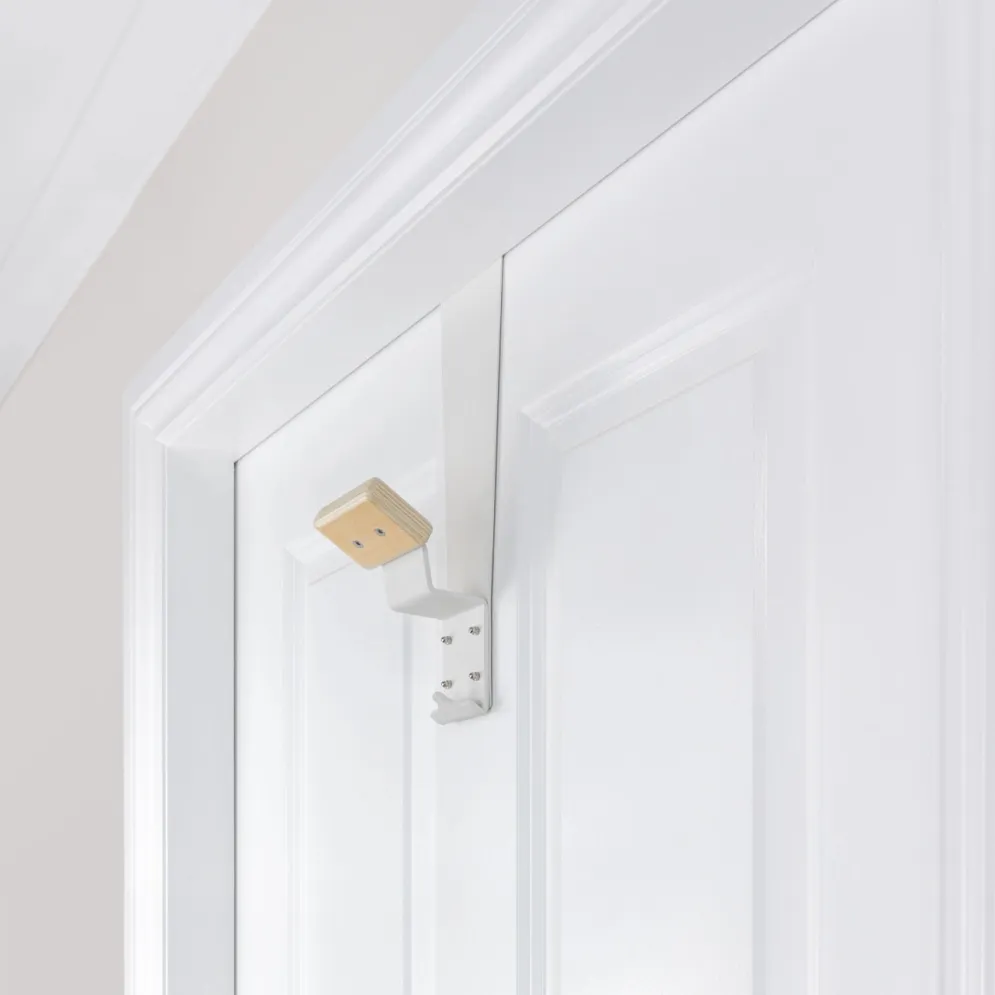 Motorcycle Helmet Rack (Over Door) by - White^Moto Loot Discount