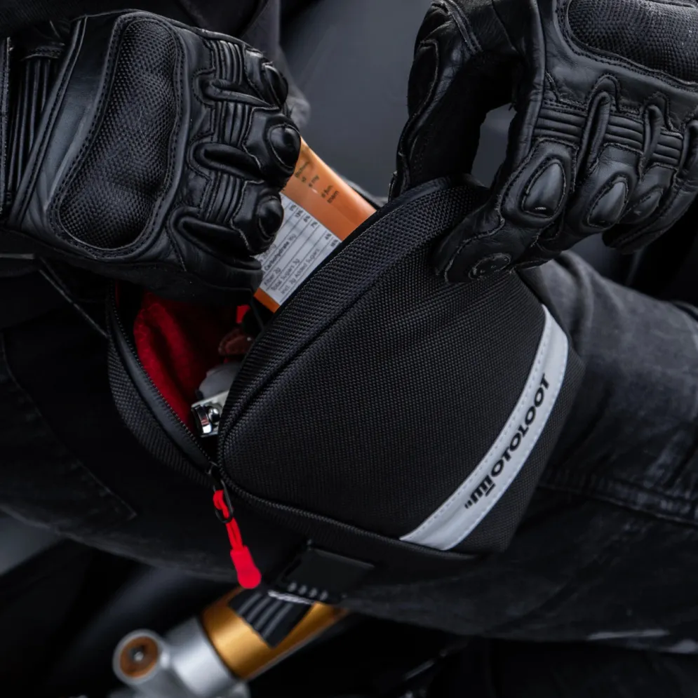 Motorcycle Leg Bag - Black^Moto Loot Sale