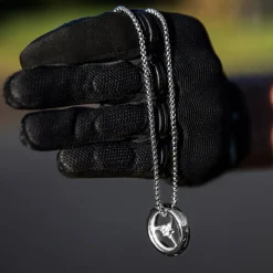 Motorcycle Necklace - Wheel^Moto Loot Outlet