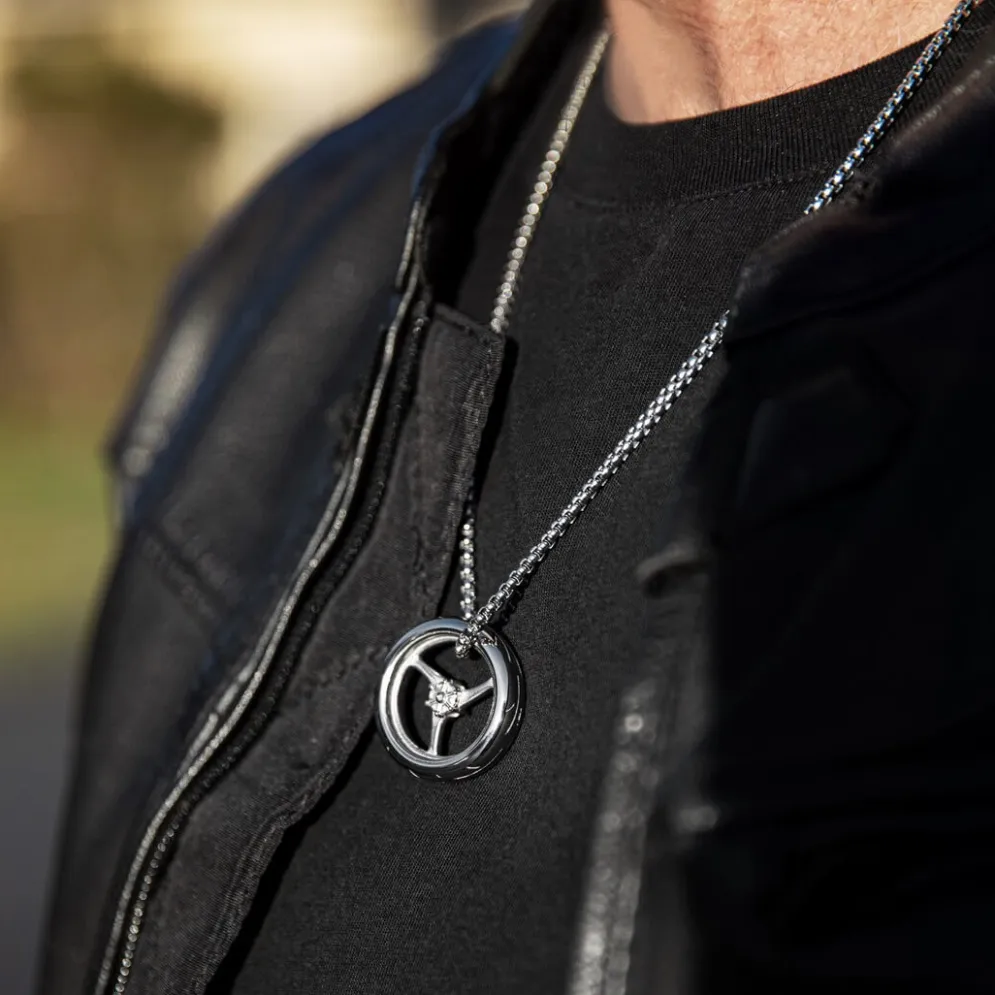 Motorcycle Necklace - Wheel^Moto Loot Outlet