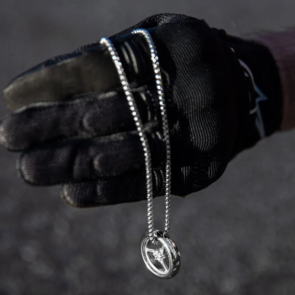 Motorcycle Necklace - Wheel^Moto Loot Outlet