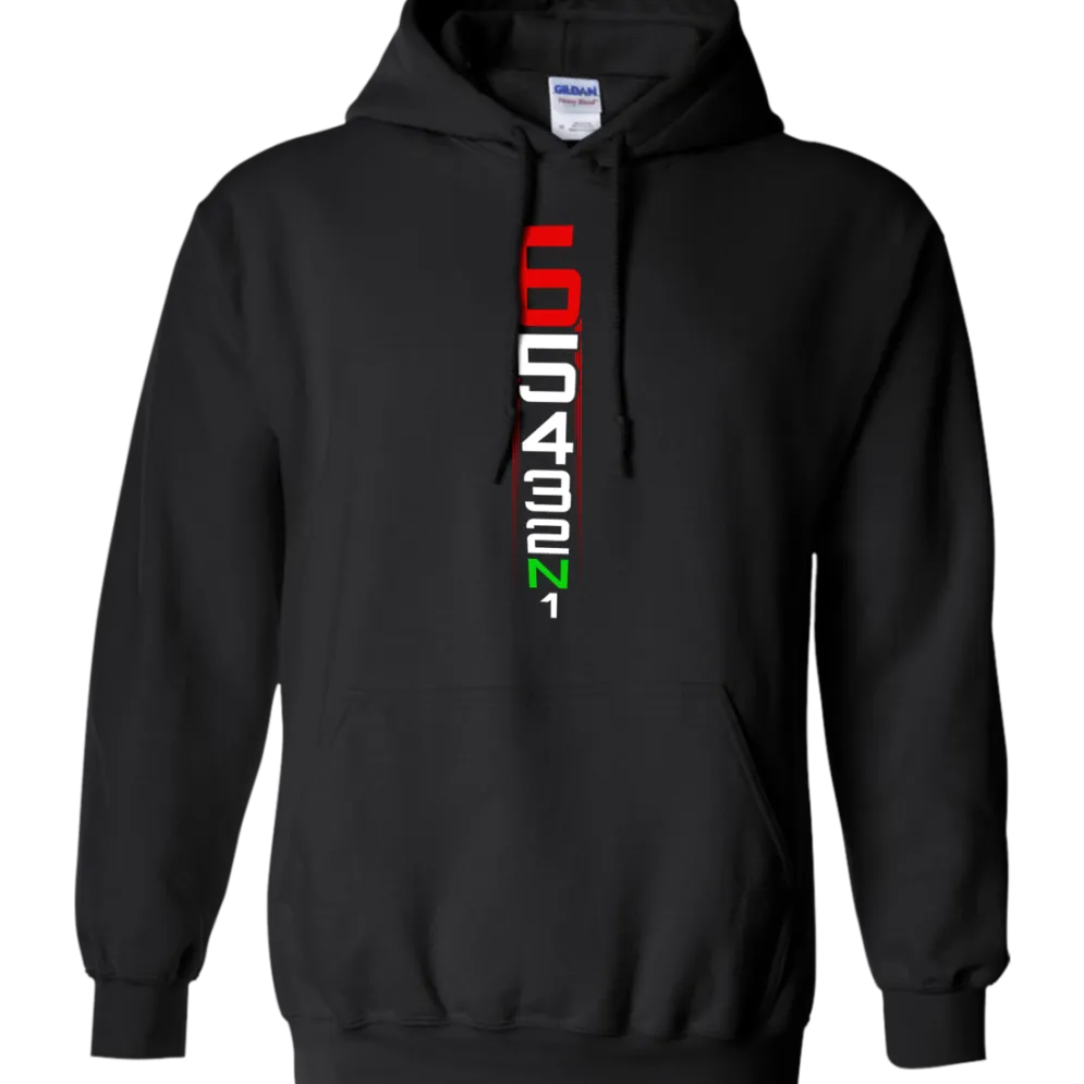 Motorcycle Shift Pattern Hoodie^CustomCat New