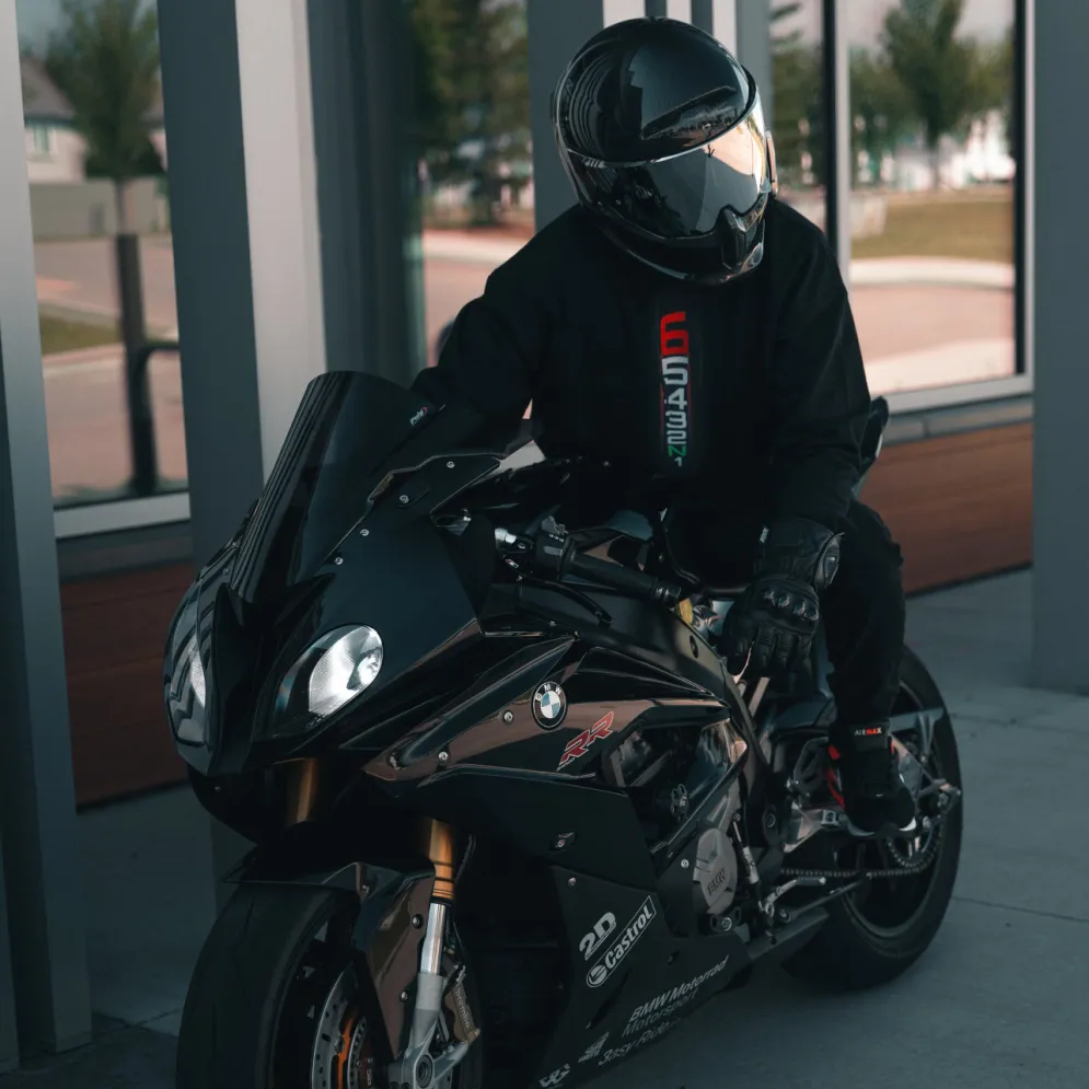 Motorcycle Shift Pattern Hoodie^CustomCat New