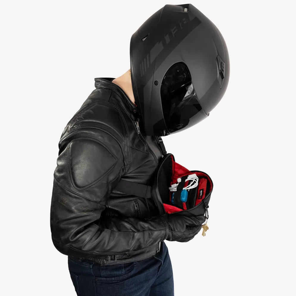 Motorcycle Sling Bag (Blackout)^Moto Loot Clearance