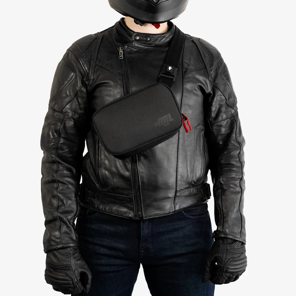 Motorcycle Sling Bag (Blackout)^Moto Loot Clearance