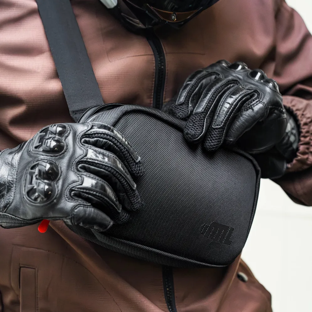 Motorcycle Sling Bag (Blackout)^Moto Loot Clearance