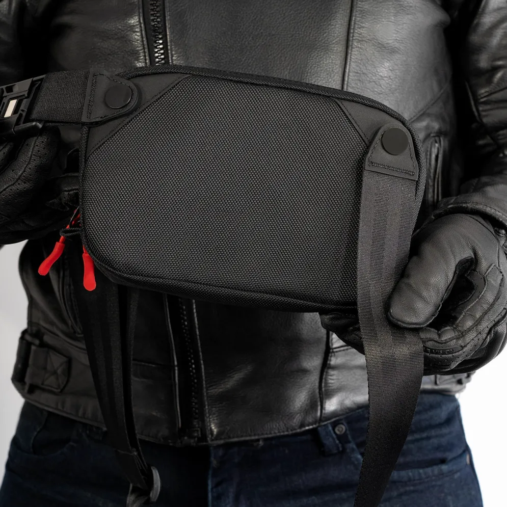 Motorcycle Sling Bag (Blackout)^Moto Loot Clearance