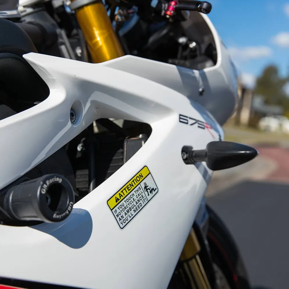 Motorcycle Sticker - Ambulance (2 Pack)^Moto Loot Outlet