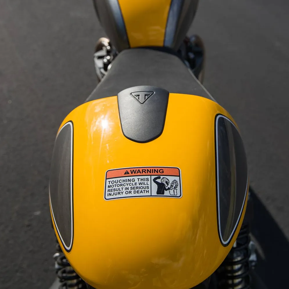 Motorcycle Sticker - Don't Touch (2 Pack)^Moto Loot Discount