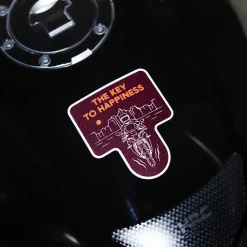 Motorcycle Sticker - The Key To Happiness (2 Pack)^Moto Loot Hot