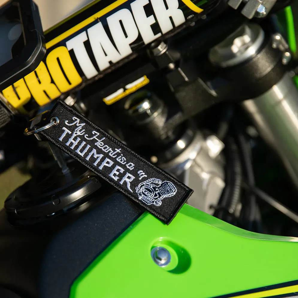 My Heart Is A Thumper - Dirt Bike Keychain^Moto Loot Best