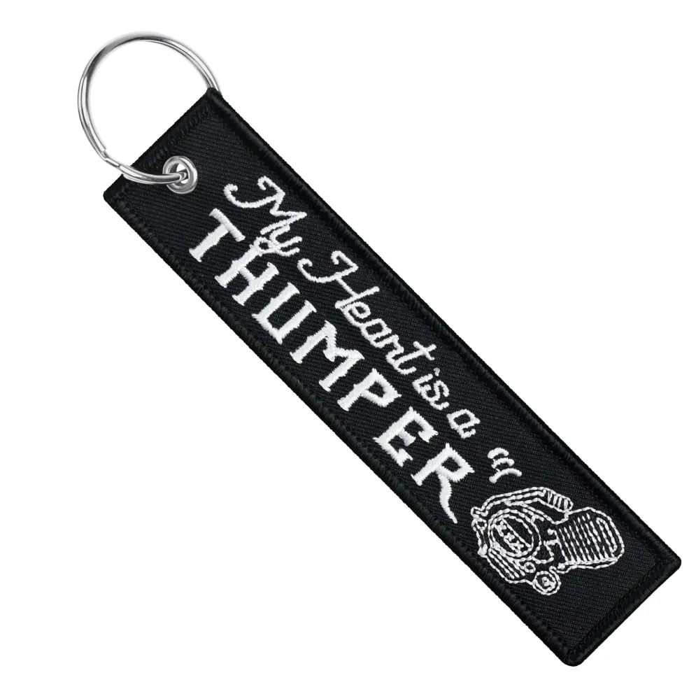 My Heart Is A Thumper - Dirt Bike Keychain^Moto Loot Best