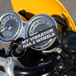 My Vibrator Has 2 Wheels - Motorcycle Keychain^Moto Loot New