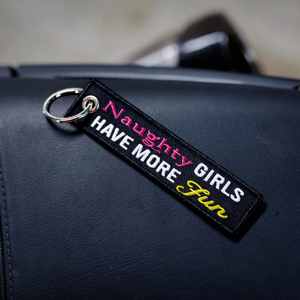 Naughty Girls Have More Fun - Motorcycle Keychain^Moto Loot Outlet