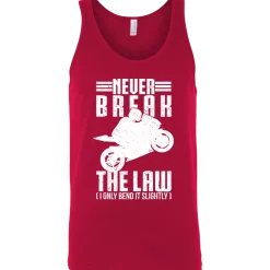 Never Break The Law Tank Top^CustomCat Clearance