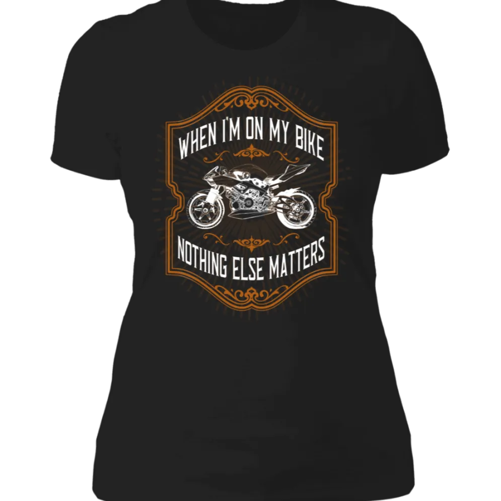 NOTHING ELSE MATTERS LADIES T-SHIRT^CustomCat Online