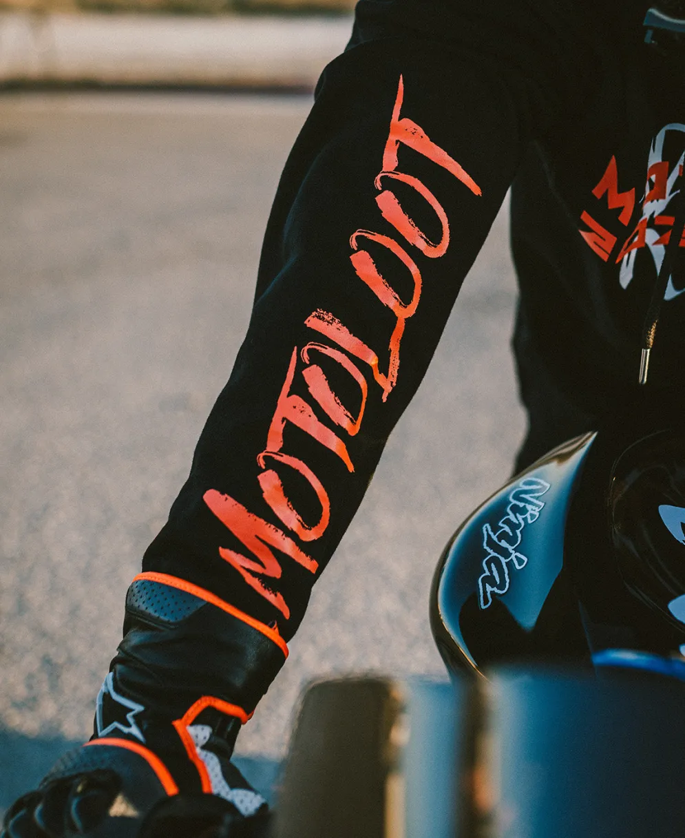 On The Limit Scoop Pullover Hoodie^Moto Loot Hot