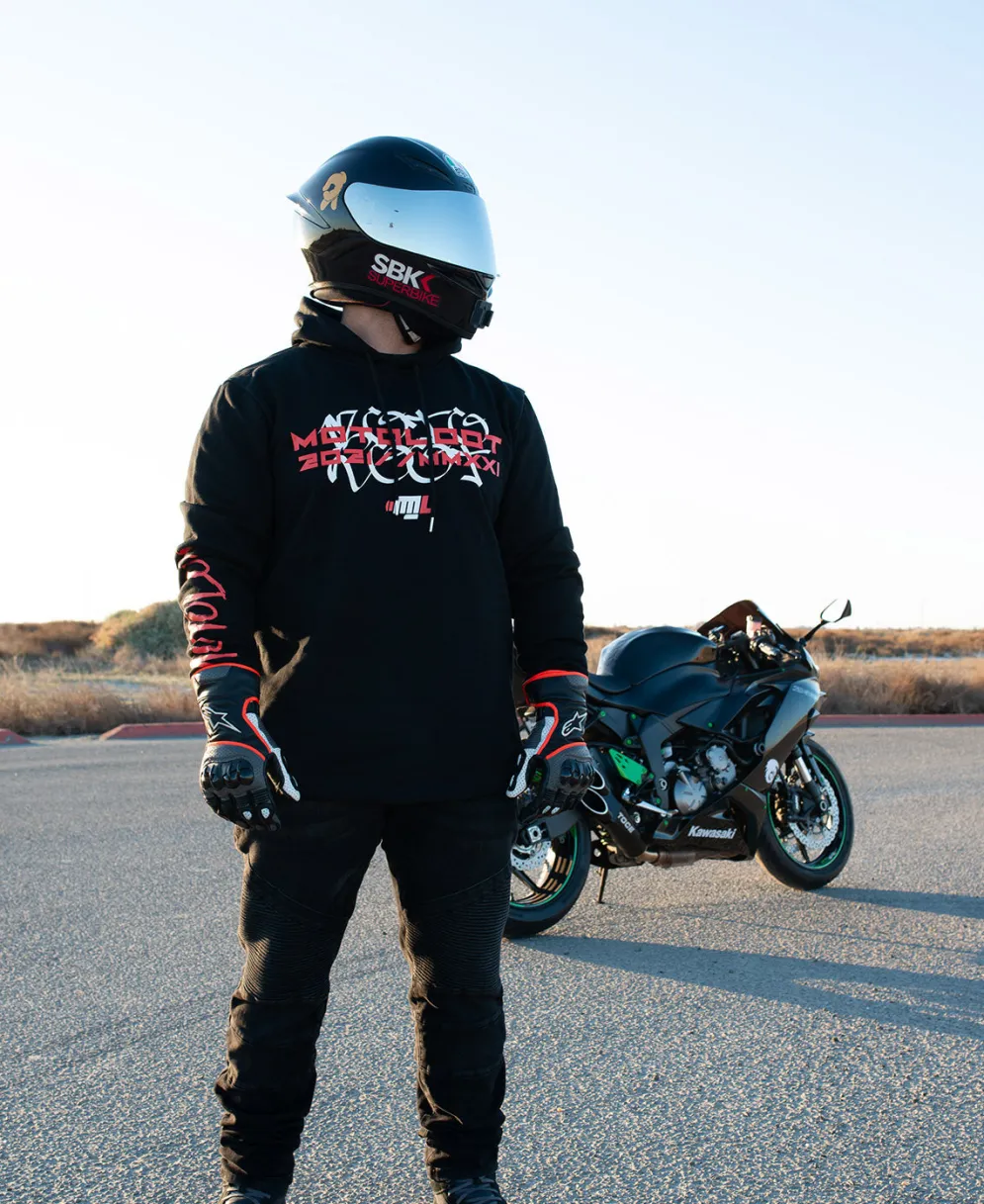 On The Limit Scoop Pullover Hoodie^Moto Loot Hot