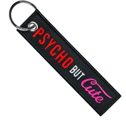 Psycho But Cute - Motorcycle Keychain^Moto Loot Hot